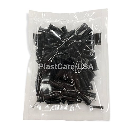 פלסטיק ארהב שחור חד פעמי שיניים ליקוק 200 20 מד שיניים לחרוט טיפים צרור