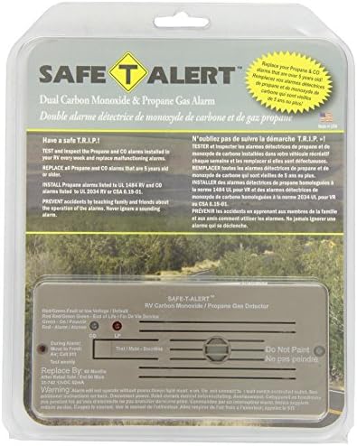 SAFE-T-ALERT מאת MTI Industries 35-742-BR 35 סדרה כפול LP/CO אזעקה-הרכבה סומק, חום