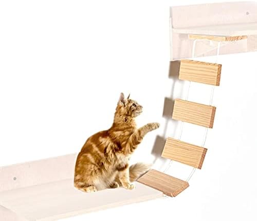 וולנוטה חתול גשר טיפוס מסגרת עץ לחיות מחמד חתול עץ בית מיטת ערסל סיסל גרוד חתול עמיד ריהוט חתול