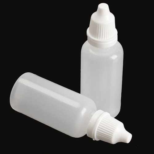 50 יחידות 15 מ ל 0.5 עוז שקוף ריק פלסטיק השמטת בקבוקים עם לבן בורג כובע טיפות עיניים אחסון מחזיק נייד