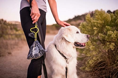 כלב קקי מחזיק-לשאת לחיות מחמד פסולת תיק עם רצועה מצורפת אבזר עבור כלב הליכה. עכשיו עשה עם פלסטיק