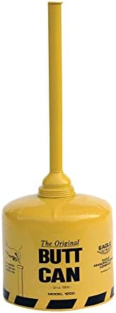 Eagle 1200yellow צהוב כל המתכת מגולוון פלדה מקורית Can, קיבולת 5 ליטר, 33 אינץ