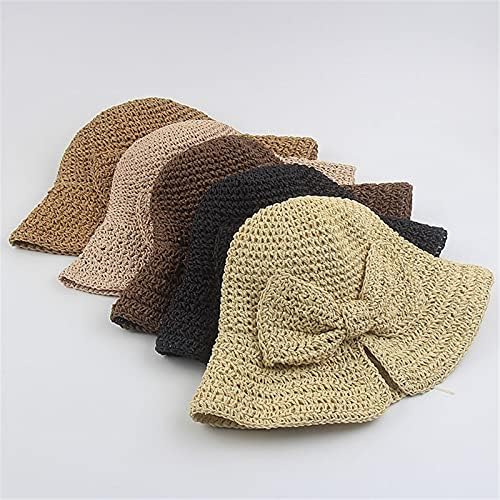 כובעי קאובוי לנשים לנשים דייג קש מזדמן כובע כובע נשות קרם הגנה חוף כובעי בייסבול חוף