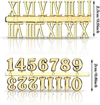 ערכת ספרות שעון הכוללת מספר ערבי ומספר רומאי מספרי שעון דיגיטלי DIY לתיקון החלפת עיצוב אביזרי שעון