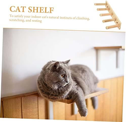 חתול קיר צעדים תוכי צעצועי צעצועי אוגרים קיר רכוב חתול ריהוט חתול קיר ערסל חתול פלטפורמת חתול מטפס לחיות מחמד