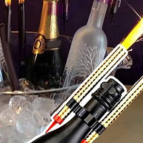 9 חתיכות שמפניה בקבוק קליפים מחזיק, שמפניה בקבוק מחזיק יחיד בטיחות קליפים עבור נר חתונה טקס