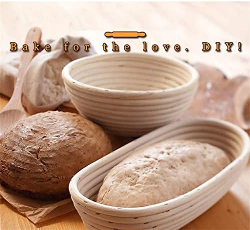 Jkuywx לבית אופה סלסלת סל אחסון קופסאות סל מגש לחם אומן להכין בצק