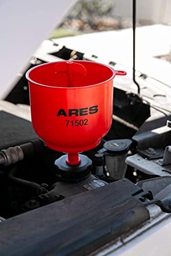 ARES 71502 - ערכת מילוי נוזל קירור להוכחת שפיכה - מבטלת כיסי אוויר לכודים וחגורות חריקות בגלל הצפה
