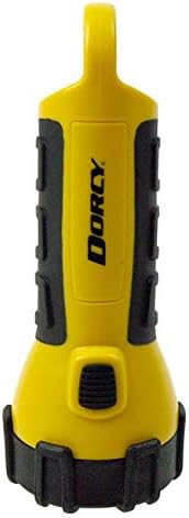 DORCY 41-2521 עמיד בפני מים פנס LED צף מופעל עם קליפ קרבינר, אידיאלי לקמפינג ולחוץ, צהוב בהיר