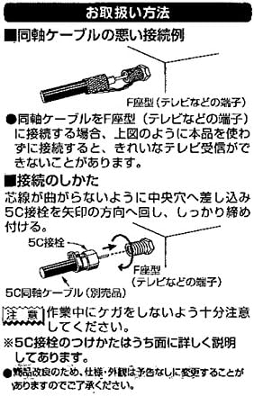 אנטנה יפן F-4S-SP מחבר קל מחבר F-TYPE FOINT FOUND עבור 4C-FB, חבילה של 2