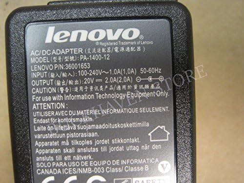 מתאם כוח AC מטען PA-1400-12 עבור LENOVO IDEAPAD U310 4375 13.3 Ultrabook חדש