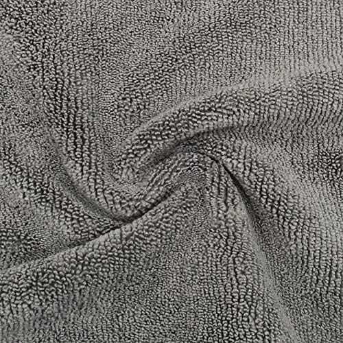 מגבת סלון לייבוש שיער מיקרופייבר מהיר יבש ללא מוך, 16 על 29 אינץ', 8 מארז