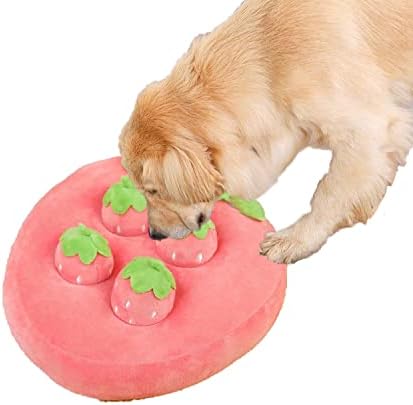 לאנפף מחצלת לכלבים - חיות מחמד כלב לאנפף צעצוע פירות צורת מזון ליקוט אימון איטי מזין ללעוס צעצועי