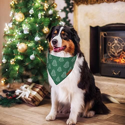 אדוגיגו כלב בנדנה חג המולד כלב צעיף סינר מטפחת, פרימיום עמיד בד, גדלים מרובים מוצע, כלב חג המולד בנדנות