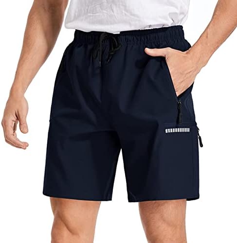מכנסי מטען לטיולים רגליים של דיס DISI מכנסיים קצרים מהיר ריצה יבש לגברים אימון מכנסי כושר אתלטים עם כיסי