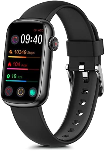 Morepro Fitness Tracker לנשים Smartwatch HM08 שחור ו- FT10T שחור