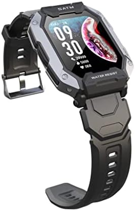 שעון חכם לגברים נשים - שעון טקטי כושר ספורט צבאי טקטי שעון עם דופק דופק לחץ דם - 5ATM/IP69K אטום