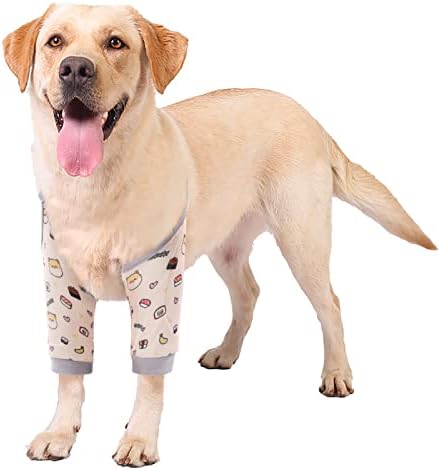 רוזקיץ כלב ניתוח התאוששות שרוול עבור רגליים קדמיות, לחיות מחמד למנוע ליקוק פצע מרפק סד מגן,