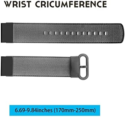 Fehauk 22 ממ ניילון Watchband עבור Garmin Fenix ​​6 6x Pro Wrist Strap Fenix ​​5 5plus 935