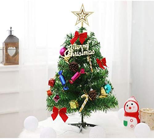 NJIA Tabletop עץ חג המולד עץ חג המולד מלאכותי עץ מלאכותי עץ אורן שולחני חג המולד, מלאכת DIY