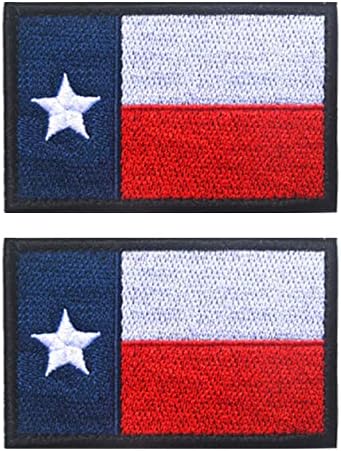 אנטריקס 2 מחשבים רגילים של טקסס דגל מדינת ברזל על תפירה על גלאי טקטי צבאי סמל רקמה ברזל על תיקון לתיקון