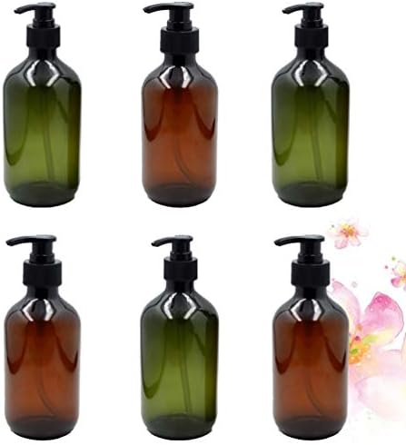 Alremo Xinghuang - 6 יחידות משאבת פלסטיק ריקה בקבוקי בקבוקי קרם יד קרם יד מקלחת בקבוקי ג'ל מכולות מכולות לבקבוקי