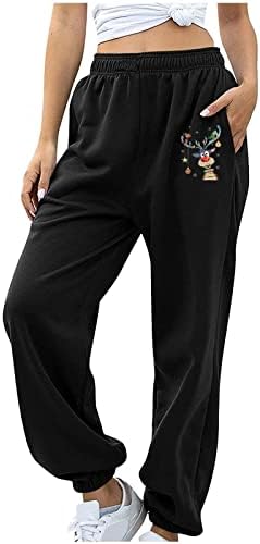 2022 מכנסי טרנינג לנשים טרנדיות מותן גבוה ומותניים בתוספת מכנסי טרנינג בגודל שלג מטייל מכנסי טרנינג