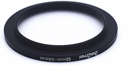 52 ממ -58 ממ מדרגה טבעת מסננים מרוכבים כל המותגים Ø52 ממ עדשה ל- Ø58 ממ UV ND CPL מסנן מצלמה.