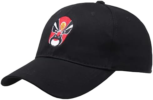 מתכוונן בייסבול כובע ספורט כובע קש אופרה מסכת רקמת כותנה דייסר שחור