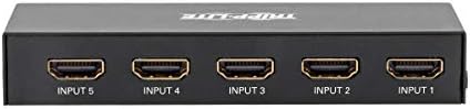 Tripp Lite HDMI מתג 5-יציאה לווידיאו ואודיו 4K x 2K UHD 60 הרץ עם HDMI 2.0 HDCP מרחוק 2.EDID