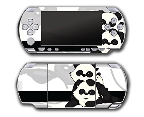 פנדה חמודה עיצוב בעלי חיים שחור -לבן משחק וידאו וידאו ויניל מדבקות עור מדבקות לעור עבור Sony PSP פלייסטיישן