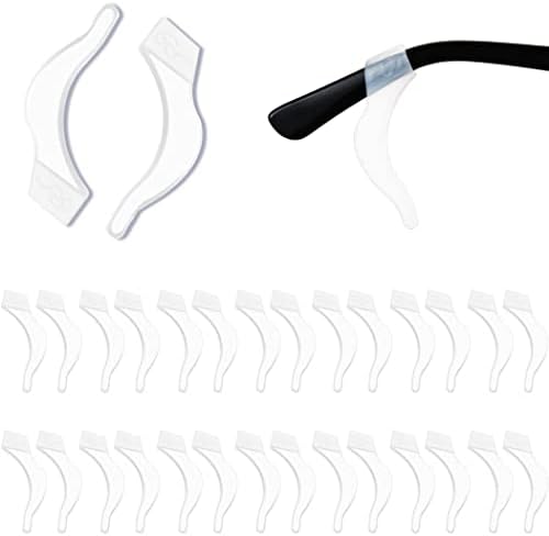Vifirstew 15 זוגות משקפי ראייה אחיזת אוזניים אנטי החלקה, ווים אוזניים מחזיק משקפיים משקפיים פקקים