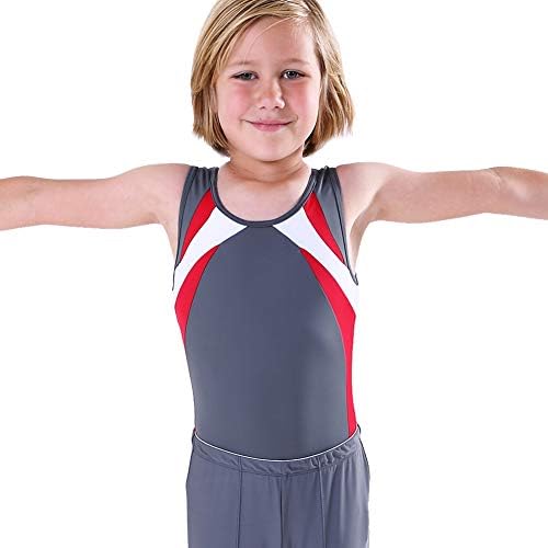 התעמלות של ילד בגד גוף גוף פעוט לריקודים תרגול תחרות אתלטית טנק אימונים