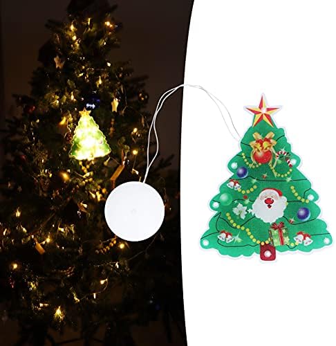 ZRQYHN LED אור דקורטיבי כוס יניקה תלייה סוללות אור קטנות אספקת כוח לפסטיבל חג המולד של חלון 7.9x6.3x0.8in