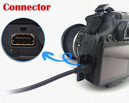 SNLOPE 3FT כבל כבל סנכרון USB למצלמה Panasonic Lumix DMC-LS80/S LS80K DMC-FS6 S