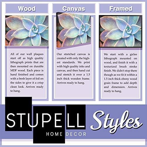 קולקציית עיצוב הבית של Stupell Home שקית קניות יוקרה עם פרחי אדמונית ורודים אמנות קיר בד נמתח,