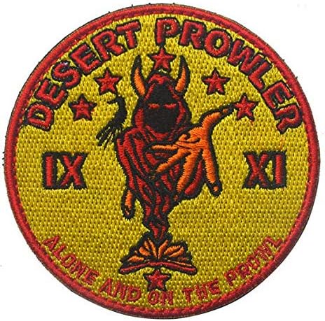 USAF Black Ops Skunk עובד לבד ועל ה- Prowle Datert Prowler Aviation Patch Patch