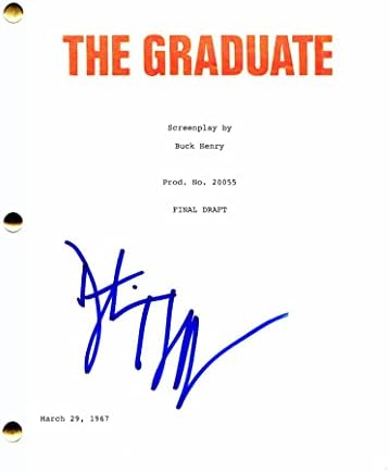 דסטין הופמן חתם על חתימה הבוגר תסריט קולנוע מלא - קוצר אן בנקרופט, איש גשם, קאובוי חצות, הוק,
