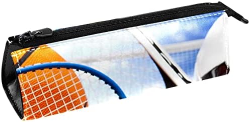 תיק איפור קטן, מארגן קוסמטיקה של רוכסן הנסיעות לנשים ונערות, כדורגל כדורסל גולף טניס ספורט