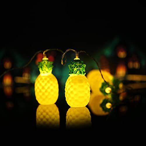 קרלאק 10ft 20 אורות חוט אורן לחג המולד אורות פיות דקורטיביים הובילו אורות תפיסה ומצב אור מהבהב לפסטיבלים