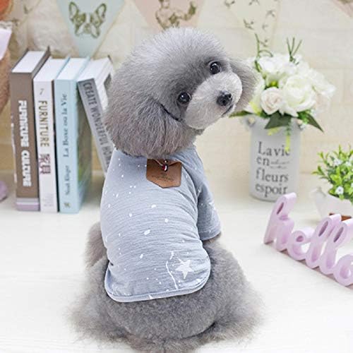LRTL בגדי חיות מחמד פופולריים באביב וסתיו שני חולצת טריקו יפנית וקוריאנית עם אופנת כותנה טהורה בגדי כלבים
