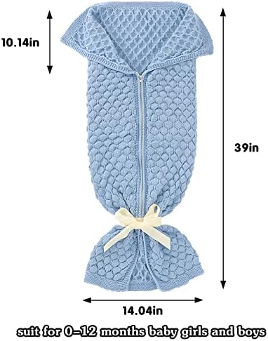 עטיפת שמיכה של שמיכת תינוק בן יומו- עטיפת עטיפה בסגנון חידוש צמר סרוג שק שות שינה שק שותפות שמיכות בית