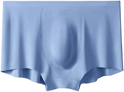 תקצירי בוקסר בצבע אחיד של גברים במותניים באמצע מותניים נושמים תחתונים רכים קצרים תחתונים של תחתוני