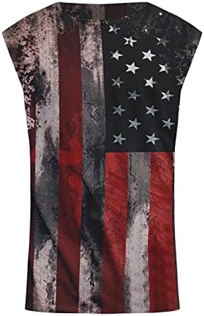 ארוך שרוול גבוה חולצות לגברים גברים מקרית גופיות אמריקאי דגל הדפסת שרוולים שרירים פטריוטית חבילה