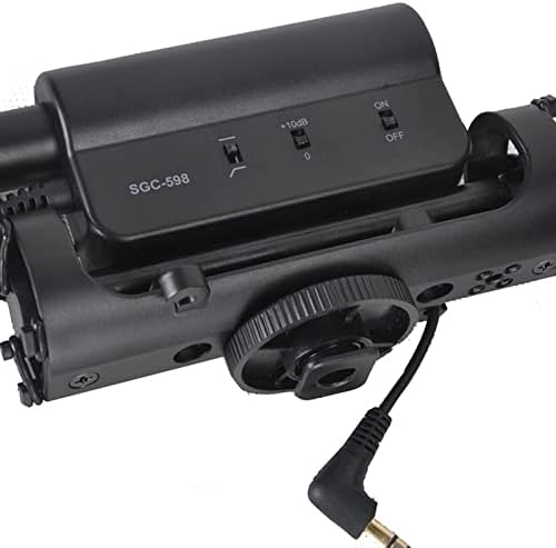 OnlyElax SGC-598 ראיון צילום הקלטת מיקרופון Cardiod רובה ציד מיקרופון עבור מצלמת DSLR של ניקון קאנון