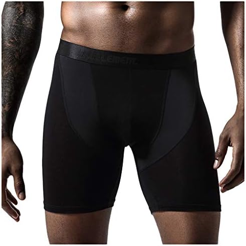 בוקסר לגברים חבילת אלסטי מכנסיים סקסי לנשימה רזה גברים של שטוח ארוך תחתונים מהיר ספורט גברים של גברים