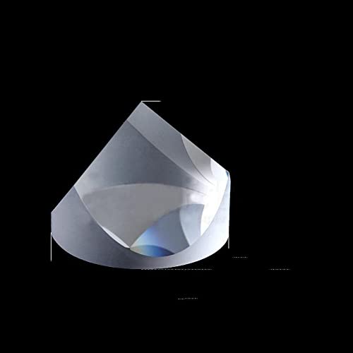 פריזמת פריזמת זכוכית אופטית k9 12.7mmx10 ממ פיזיקה ספקטרום אור אופטיקה