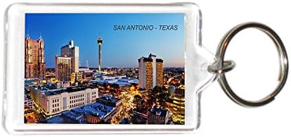 טקסס ארהב ארצות הברית אקריליק מחזיקי מפתחות מחזיקי מפתחות סן אנטוניו
