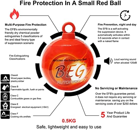 מטף כדורי אש ניידים אוטומטיים עם סוגר וו וו, כדור דיכוי אש הפעלה עצמית לכיבוי אש מסוג ABCEF מסוג ABCEF
