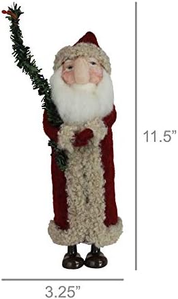 הומארט 0428-0 סנטה חגיגי עם עץ גבוה, גובה 11.5 אינץ ', לבד